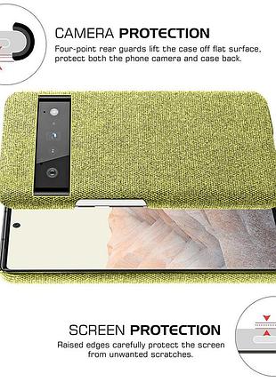 Тканевый чехол для google pixel 6 pro (жёлтый) 5