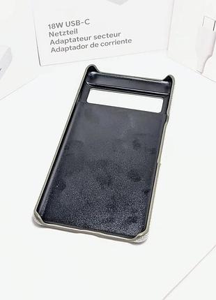Тканевый чехол для google pixel 7a (светло-серый) 5