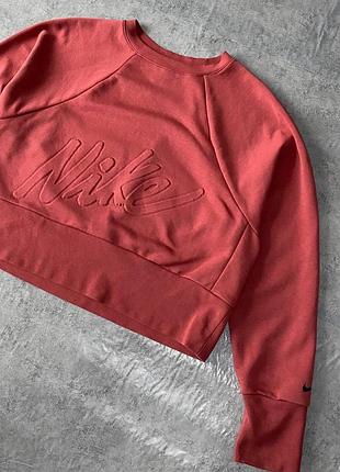 Укорочений світшот nike dri-fit get fit women's fleece