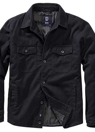 Мужская куртка рубашка черная brandit lumber jacket демисезонная куртка-рубашка брендит оригинальная xxl