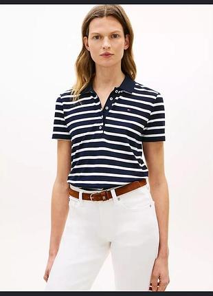 Жіноче поло tommy hilfiger