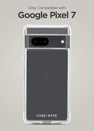 Прозрачный чехол case-mate tough для google pixel 7 2