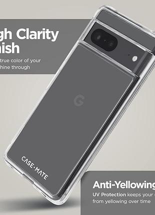 Прозрачный чехол case-mate tough для google pixel 7 3