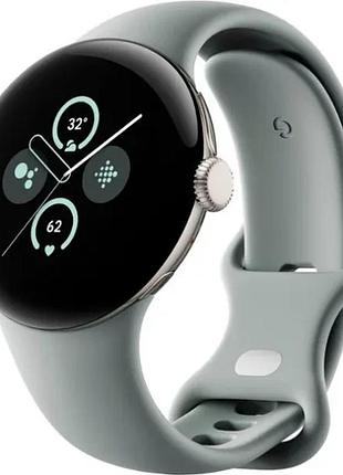 Смарт-годинник google pixel watch 2 champagne gold case / hazel active band (lte)