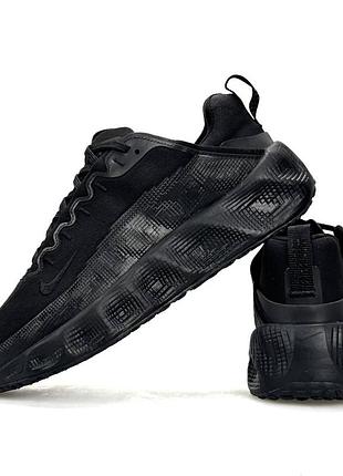 Чоловічі текстильні кросівки nike ava rover чорні трендові для міста на літо модні для міських прогулянок найк ава ровер