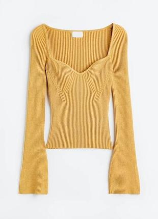 H&m светр з клоьошними рукавами