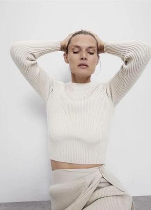 Комплект zara спідниця лонг топ 3