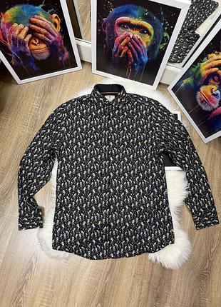 Чоловіча сорочка tom baine halloween collection slim fit