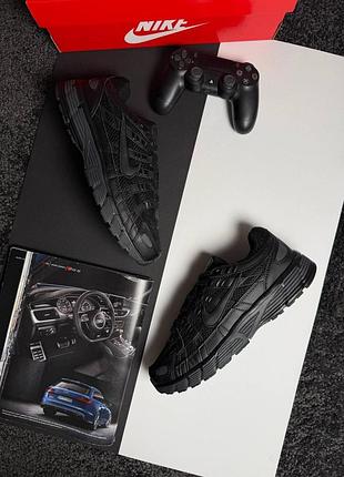 Мужские кроссовки nike p-6000 all black 42