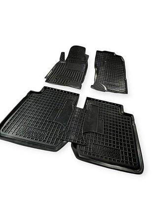 Коврики салона mitsubishi outlander (2003-2006) (акп) борт 2,5 см, с перемычкой avto-gumm