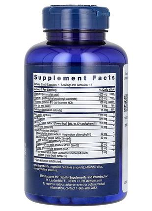 Life extension anti-alcohol complex 60 capsules 2