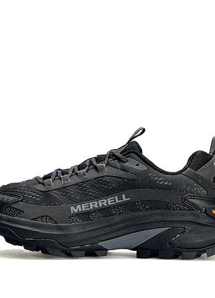 Чоловічі літні кросівки merrell moab speed 2 сірі тканинні підошва піна повсякденні для трекінгу туристичні меррелл моаб спід