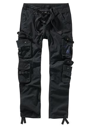 Brandit штани brandit pure slim fit black (xxl)