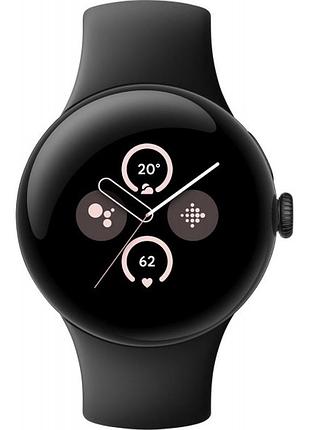 Смарт-годинник google pixel watch 2 matte black case / obsidian active band (lte) 5