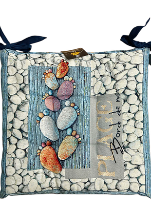 Подушка на стілець гобеленова колекція "stone patch " 45*45 см