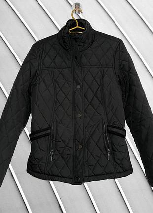 Женская стеганая куртка george m l 38 40 44 46 джордж черная демисезонная осенняя куртка с регулировкой талии куртка george m 46