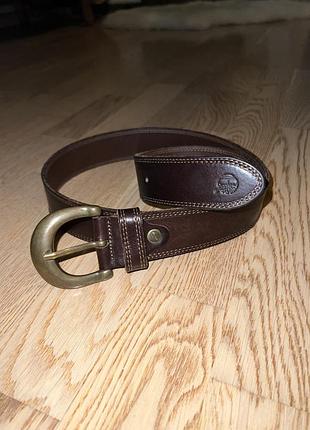 Оригінальний шкіряний ремінь timberland. made in italy. розмір l
