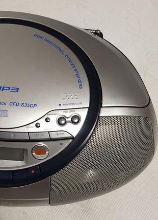 Стереомагнітола (бумбокс) sony cfd-s35cp 2