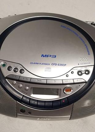 Стереомагнітола (бумбокс) sony cfd-s35cp 3