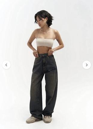 Джинси mai collection  montrese dirty grey ripped detail нові