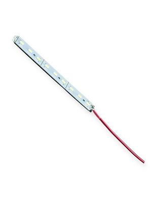Стрічка світлодіодна метал. 12v 9 smd діод зелена 12.5см megalight