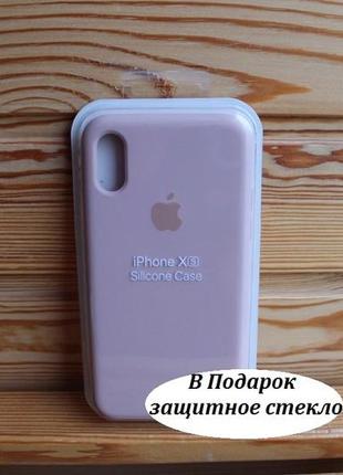 Чехол iphone x, xs, 10 silicone case айфон3 фото