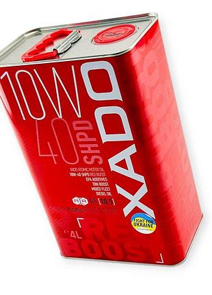 Масло моторное xado chemical group 10w-40 sl, ci-4 shpd (капля) 4л.