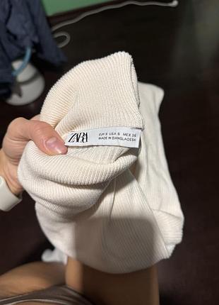 Міні сукня тепла в рубчик zara 5