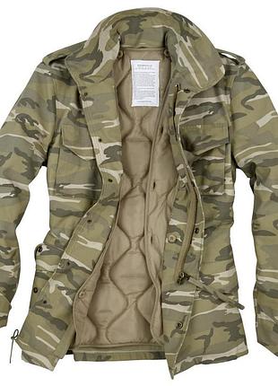 Куртка тактическая m65 surplus us field jacket desertlight камуфляж (s) xxl