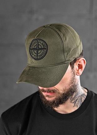 Бейсболка stone oliva 4 дл6596