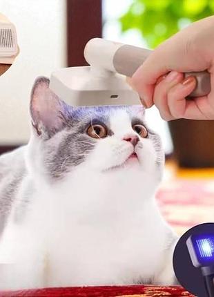 Щітка 3в1 для вичісуючи собак та кішок pet hair brush removal 105