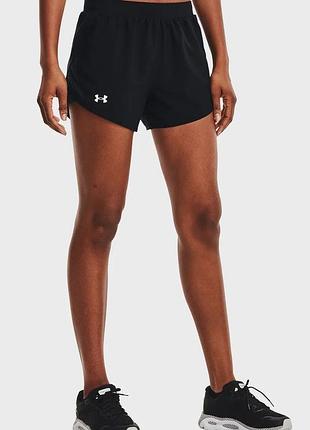 Жіночі спортивні шорти under armour fly by 2.0 / бігові шорти андер армор розмір m чорні