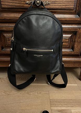Шкіряний рюкзак longchamp le foulonné (оригінал)