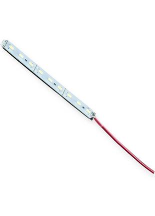Стрічка світлодіодна метал. 12v 9 smd діод жовта 12.5см megalight