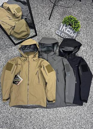 Куртка чоловіча arcteryx leaf cold gen 2.2 gore-tex велкро розмір m,l,xl