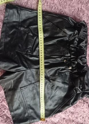 Кожаные шорты 36-38 р. 3