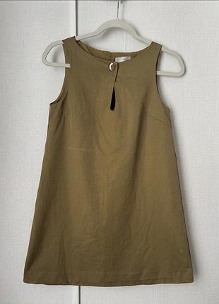 Сукня оливкового кольору бренду h&m 3