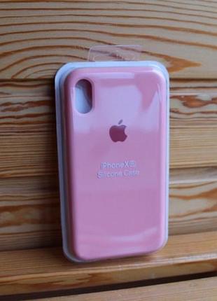 Чехол iphone xr silicone case айфон