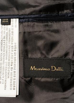 Massimo dutti 2010 extrafine wool blazer jacket  [bmh017405] 5