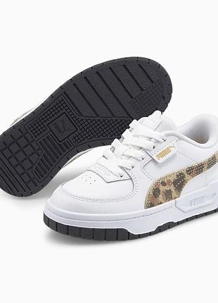 Кросівки жіночі puma, білі, шкіра + еко шкіра, 38.5 розмір, устілка 24.5