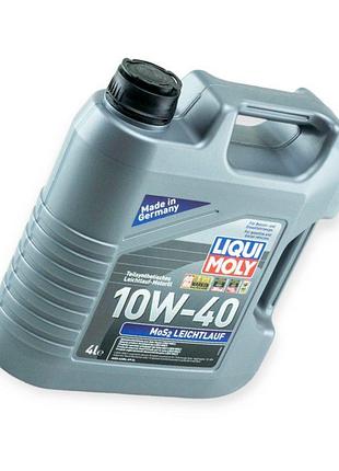 Масло моторное liqui moly 10w-40 mos2-leichtlauf (молибден) 4л