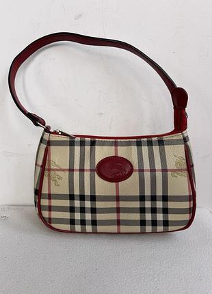 Міні-сумка багет burberry.s nova check-вінтажна,жіноча, у фірмову клітинку