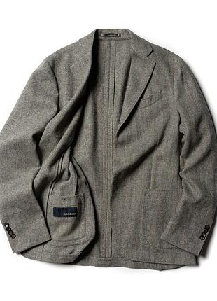 Lardini italian wool tweed tailored blazer jacket  [bmh017406]