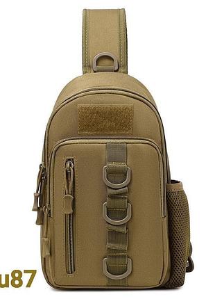 Тактическая сумка через плечо слинг cordura 1000d койот