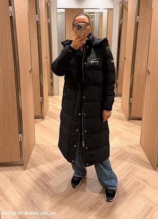 Довга зимова куртка tommy jeans