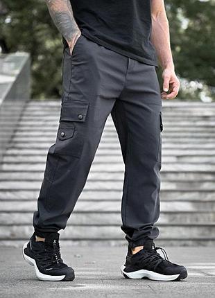 Городские штаны карго grey пп7840