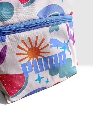 Puma phase small backpack оригінал новий дитячий підлітковий жіночий рюкзак портфель наплічник на дитину підлітка дівчинку в принт малюнок пума 7
