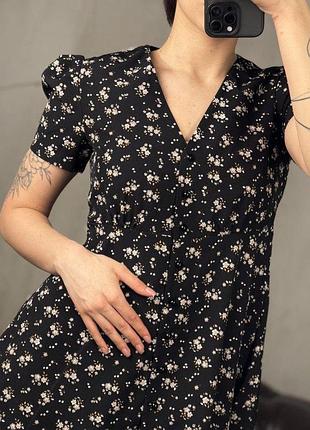 Платье black цветок вт6342 3