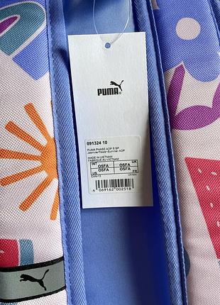 Puma phase small backpack оригінал новий дитячий підлітковий жіночий рюкзак портфель наплічник на дитину підлітка дівчинку в принт малюнок пума 8