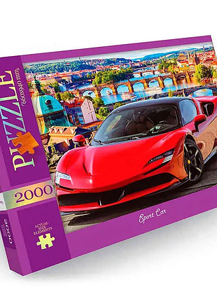 Пазл "sport car" danko toys c2000-01-10, 2000 ел.